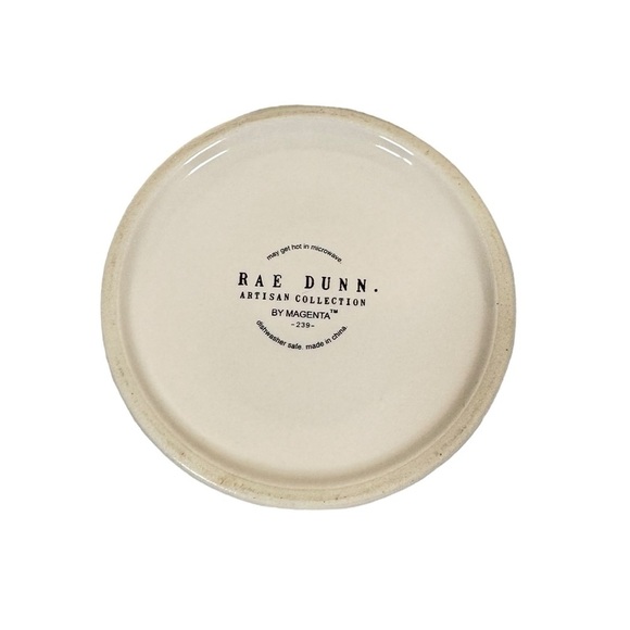 RAE DUNN “Feed Me” Cat / Small Dog Ceramic Dish - Picture 3 of 4